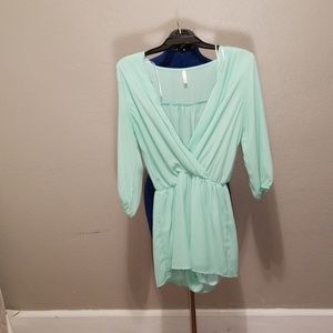 Sage brand romper